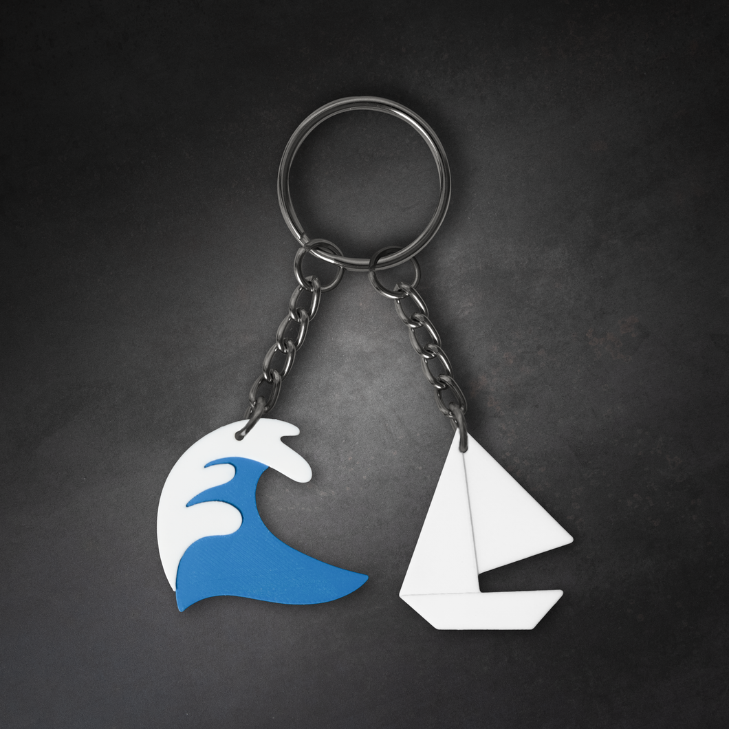 Barchetta e Onda - Bundle Portachiavi